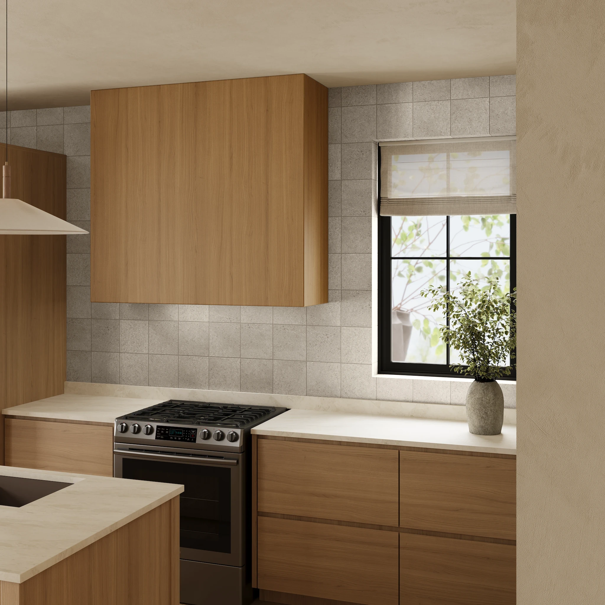 Terramar Terre Porcelain Tile Exterior Wall Cladding visualization by Planchers 1867